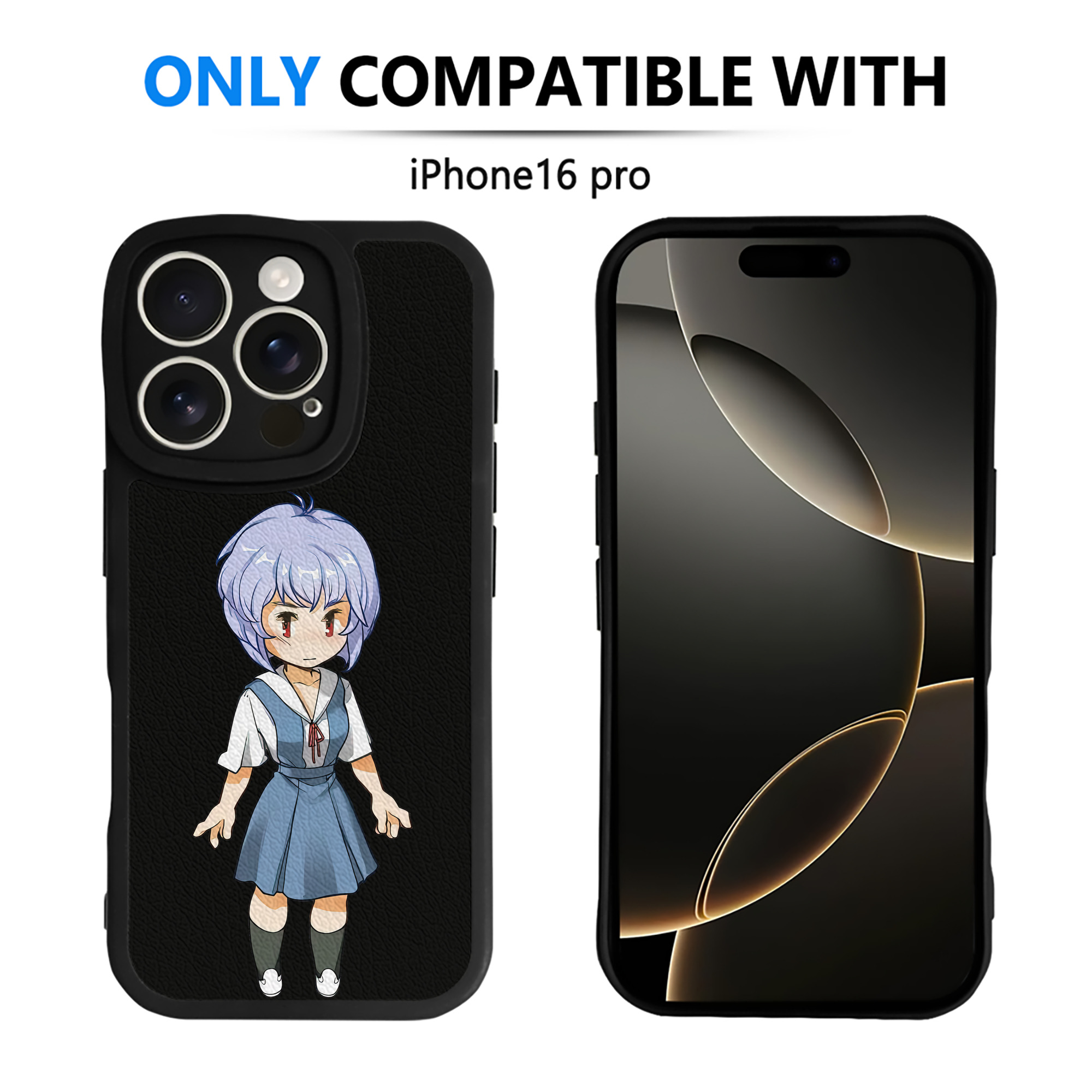 （画像用） EVA 新世紀エヴァンゲリオン 【iPhone 16シリーズ対応】シリコンスマホケース（レザー調） 材質：シリコン